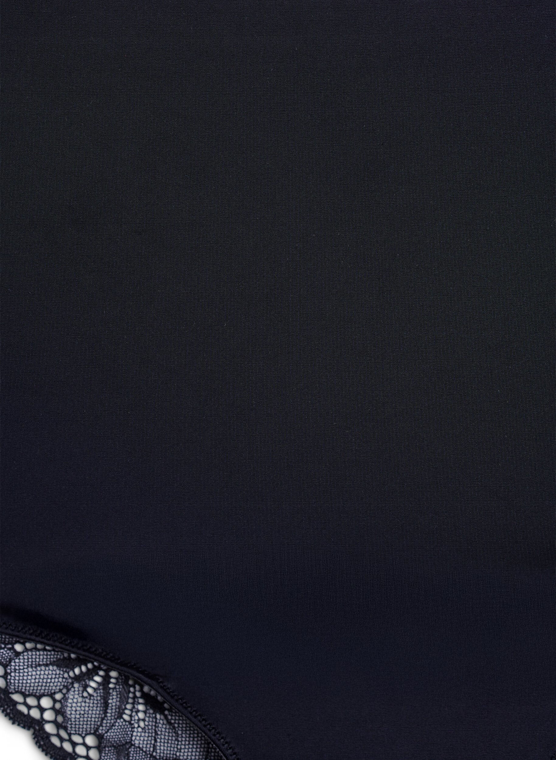 Zizzi Vormgevende slip van microvezel met een super hoge taille, Zwart, Packshot image number 2