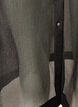 Organza jurk met puffmouwen en borstzakken, Zwart, Packshot image number 3