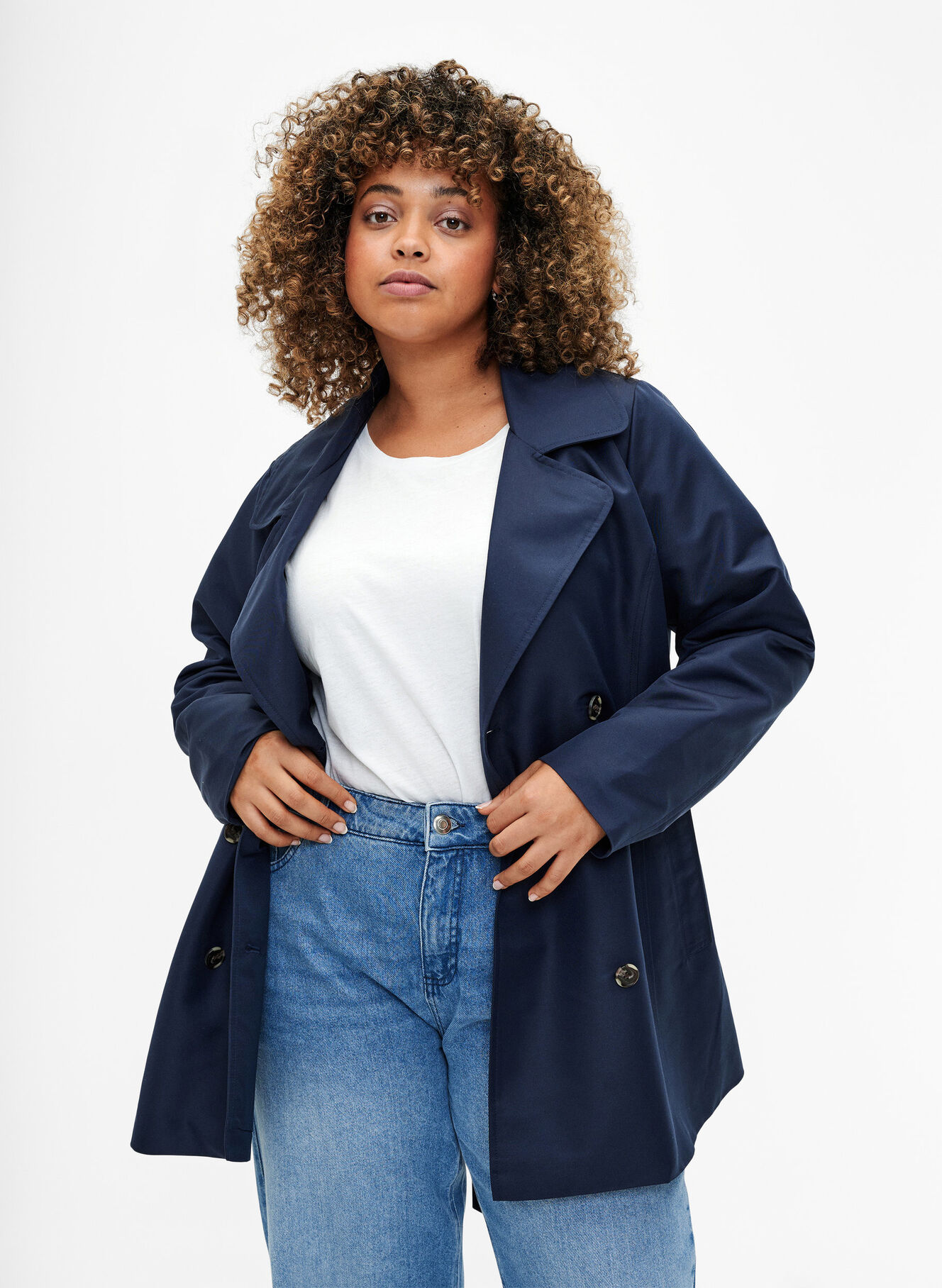 Lichtblauwe MODSTRÖM Mantel EDINMD COAT Lichtblauwe MODSTRÖM Mantel EDINMD COAT