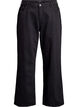 Wide-leg jeans met hoge taille, Zwart, Packshot image number 0