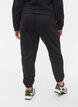 Losse katoenen broek met zakken, Zwart, Model image number 1