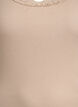 Top met kanten afwerking, Beige, Packshot image number 2
