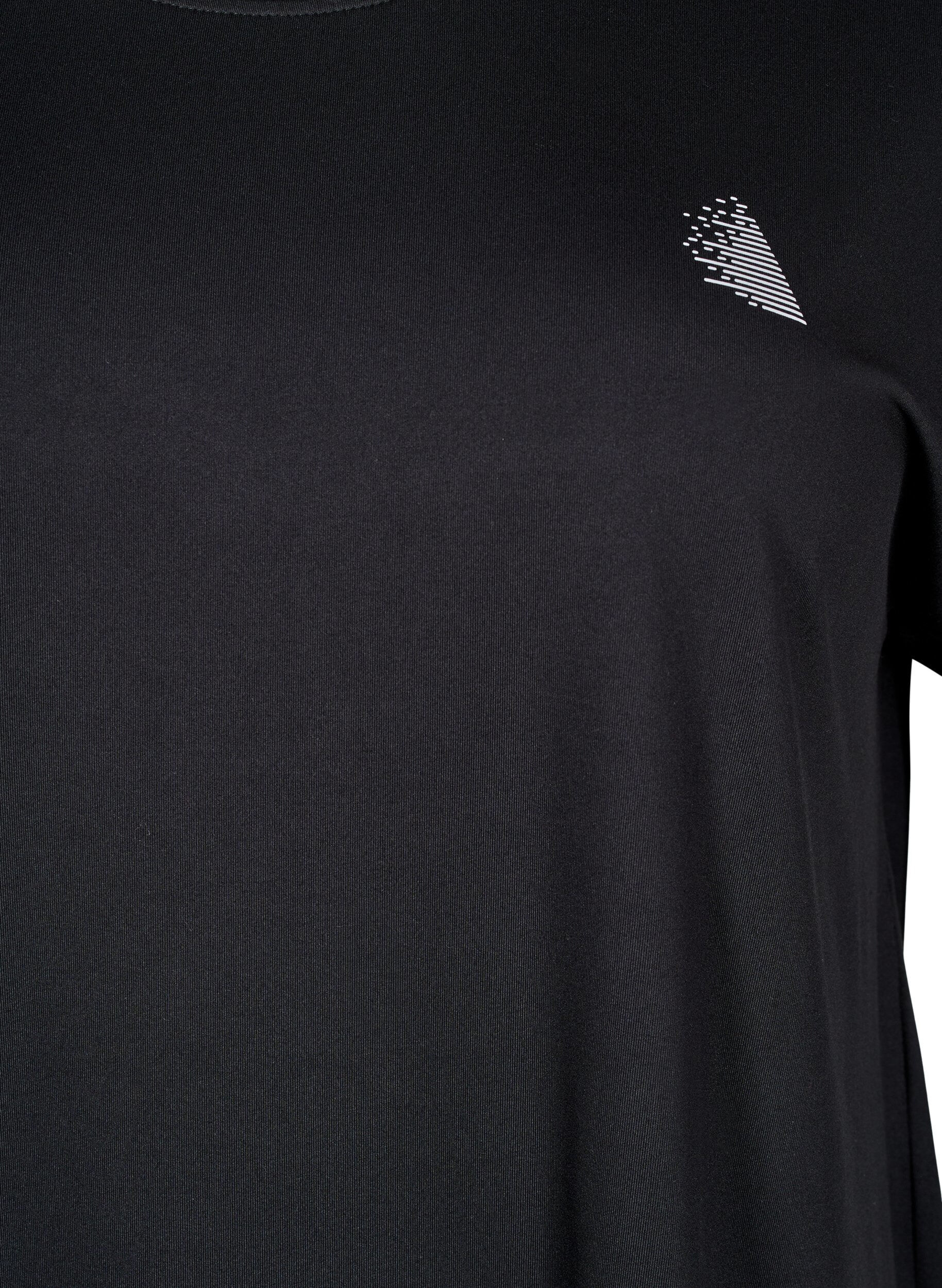 ZizziLang workout T-shirt, Zwart, Packshot image number 2