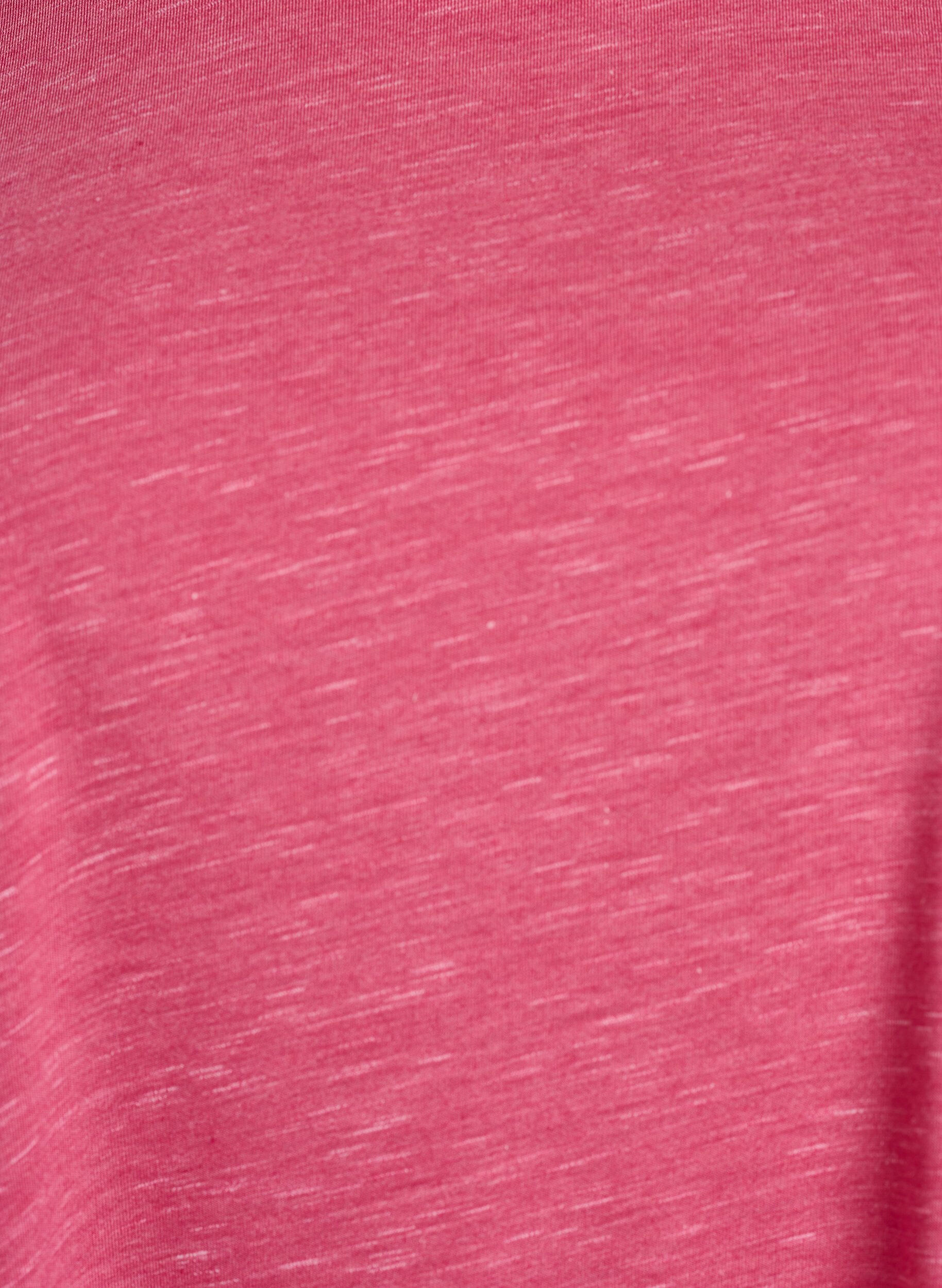 Zizzi Losse workout T-shirt met korte mouwen, Roze, Packshot image number 2