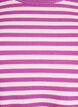Gestreepte blouse met lange mouwen, Paars, Packshot image number 2