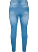 Jeggings met achterzakken, Blue denim, Packshot image number 1