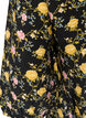 Blouse van viscose met patroon en 3/4-mouwen, Zwart, Packshot image number 3