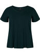 Basic t-shirt in effen kleur met katoen, Groen, Packshot image number 0