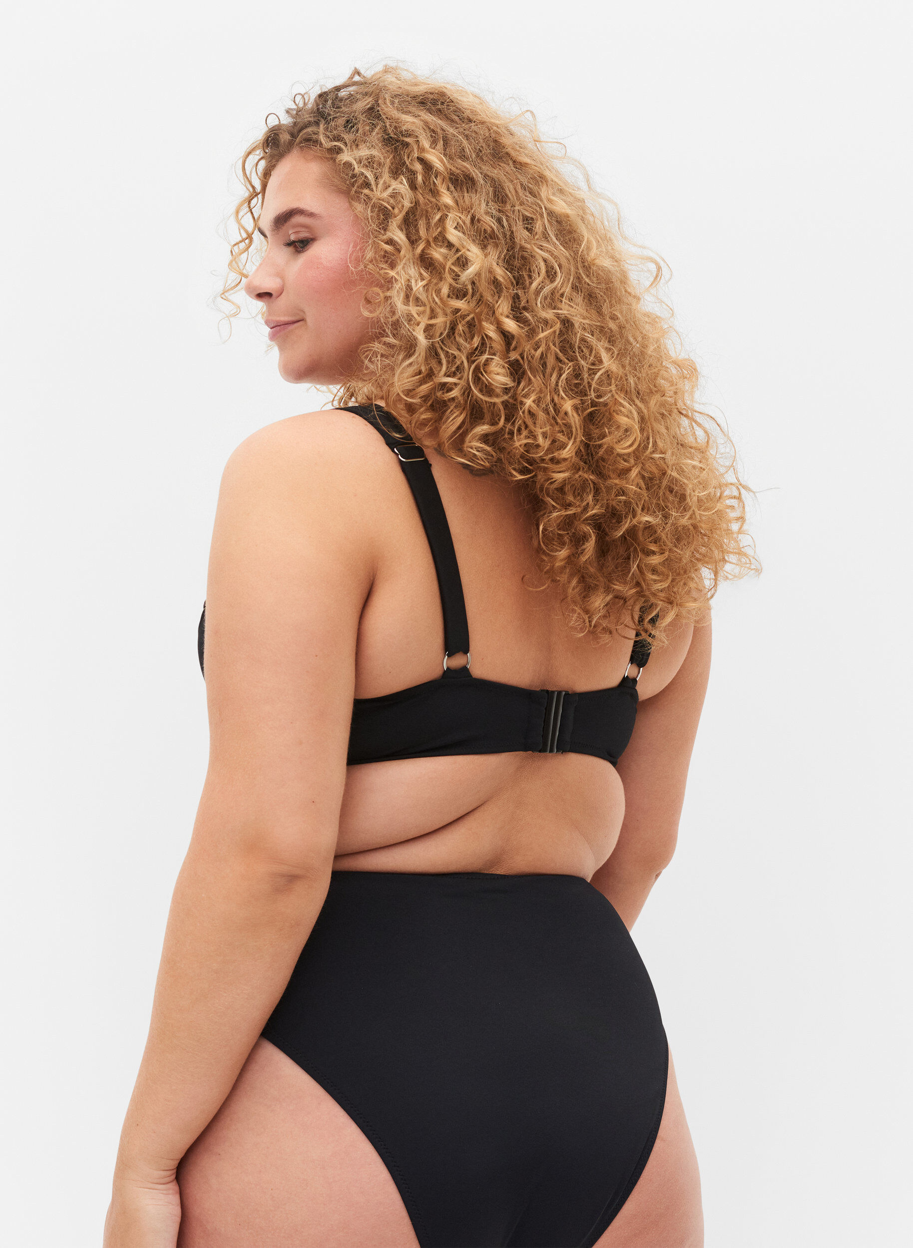 Zizzi Bikini beha met beugel, Black, Model image number 1
