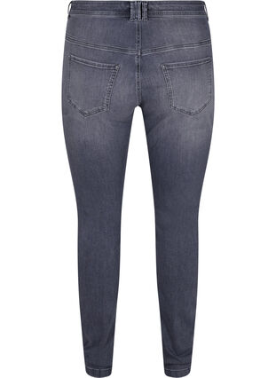 Extra slanke Amy jeans met hoge taille, Grey Denim, Packshot image number 1