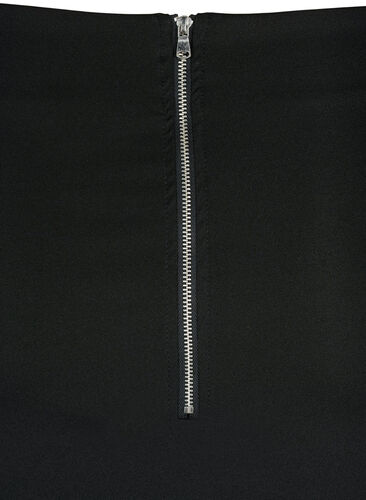 Rok met split en slanke pasvorm, Black, Packshot image number 3