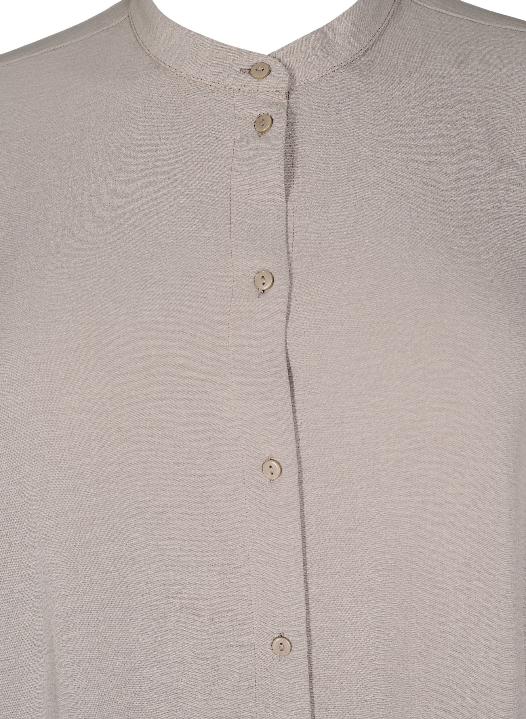 Zizzi Tuniek met 3/4 mouwen, Beige, Packshot image number 2