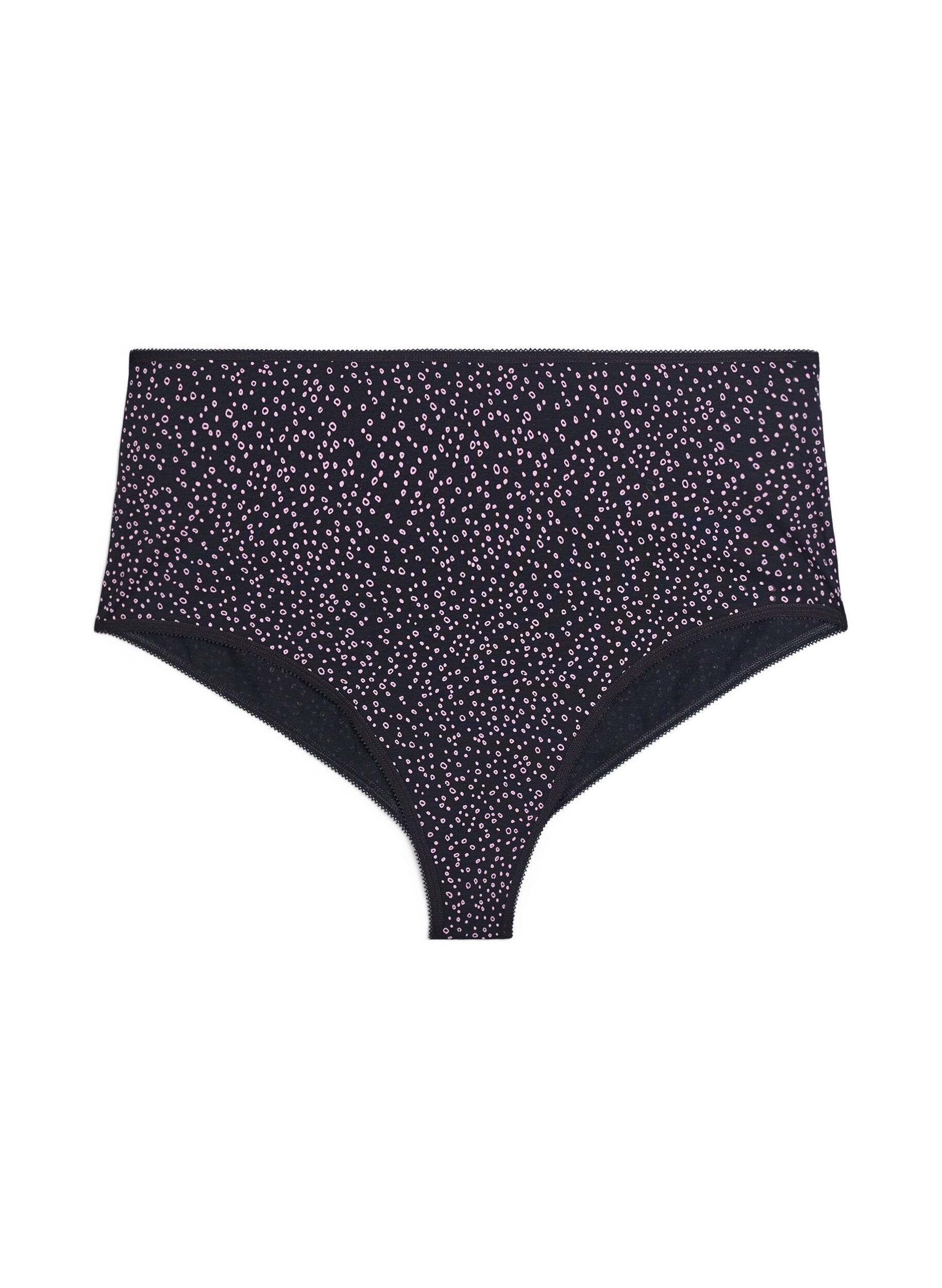 Zizzi 7-pack hipsterslip met normale taille, Paars, Packshot image number 3