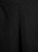 Losse chiffonbroek met stippen, Zwart, Packshot image number 2