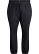 Denim joggers met zakken, Zwart, Packshot image number 0