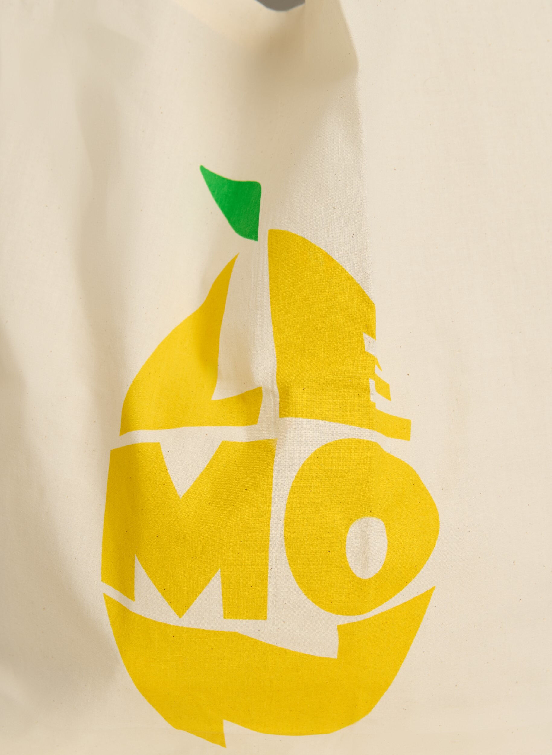 ZizziTote bag met print, Geel, Packshot image number 2
