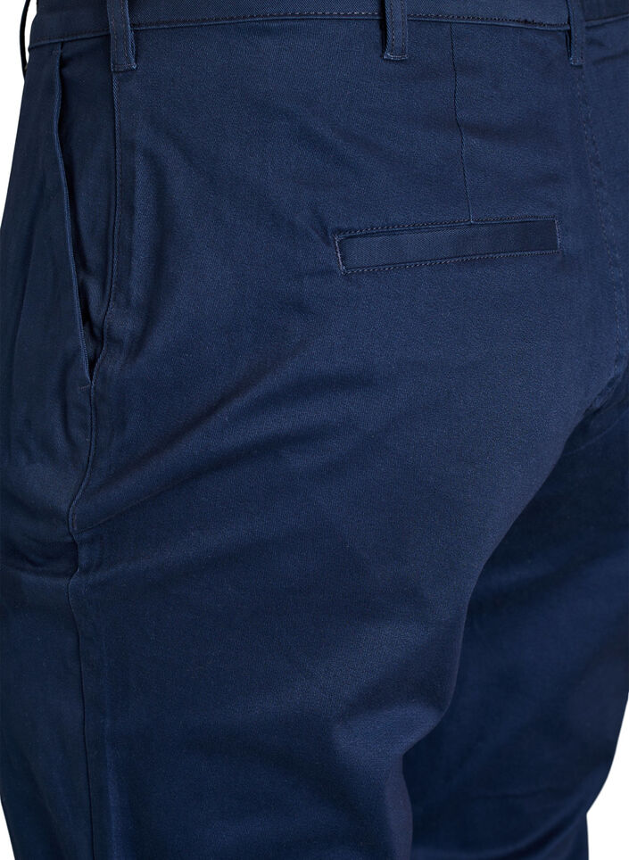 Katoenen chino's, Blauw, Packshot image number 3