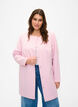 Voorjaarsjas met verborgen knoopsluiting, Parfait Pink, Model image number 0