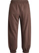 High-waist joggingbroek met zakken, Bruin, Packshot image number 1