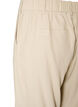 Bermuda shorts met hoge taille in linnen en viscose, Beige, Packshot image number 3