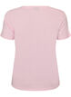 T-shirt met korte mouwen en V-hals, Roze, Packshot image number 1