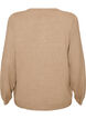 Cardigan met ronde knopen, Beige, Packshot image number 1