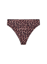 Luipaard bikini string, Bruin