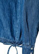 Denim blouse met ballonpasvorm, Blauw, Packshot image number 3