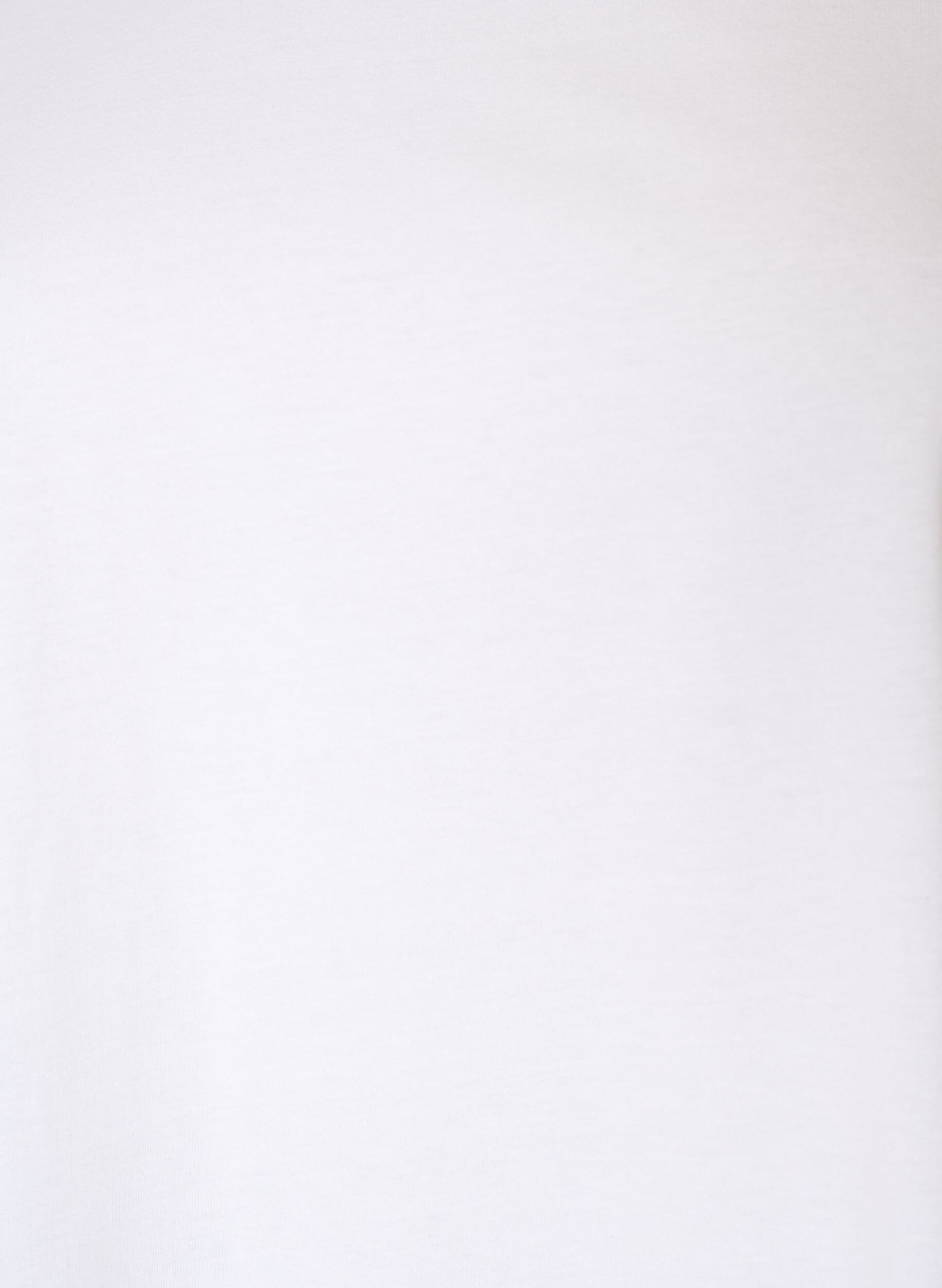 ZizziKatoenen T-shirt met haakdetail, Wit, Packshot image number 2
