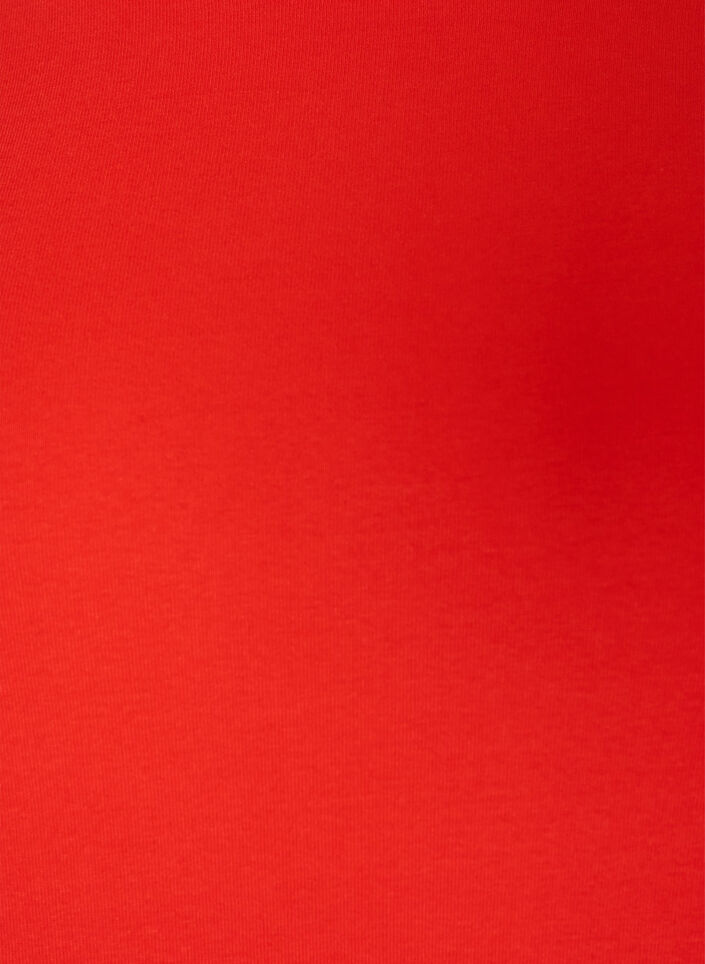 Basic T-shirt met lange mouwen en ronde hals, Rood, Packshot image number 2