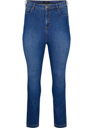 Extra hoog getailleerde Bea jeans met super slanke pasvorm, Blue denim