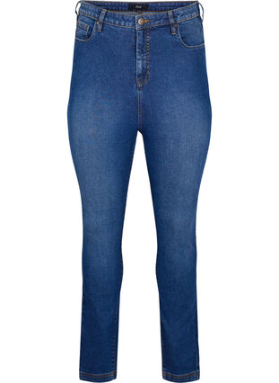 Extra hoog getailleerde Bea jeans met super slanke pasvorm, Blue denim, Packshot image number 0