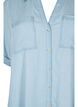 Overhemdjurk met korte mouwen van lyocell (TENCEL™), Light blue denim, Packshot image number 2
