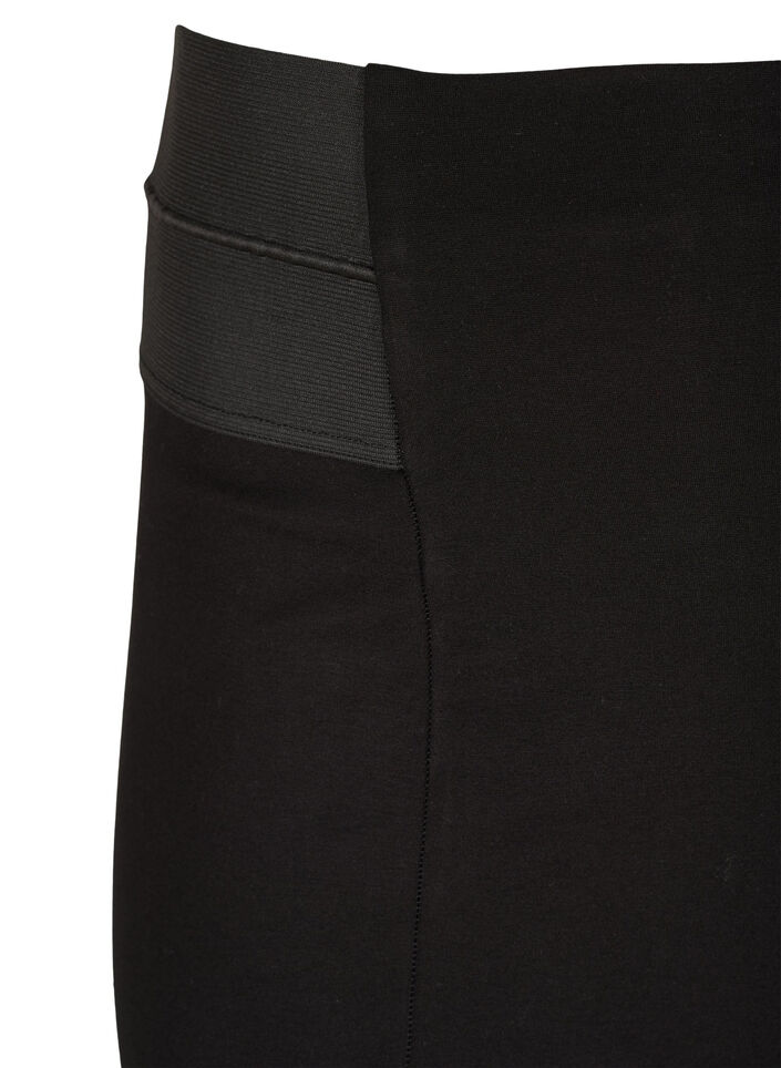 Nauwsluitende rok met elastiek in de taille, Zwart, Packshot image number 2