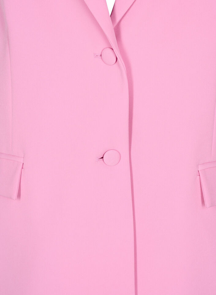 Klassieke blazer met knoopsluiting, Roze, Packshot image number 3