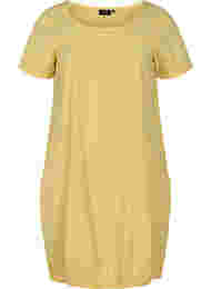 Katoenen jurk met korte mouwen, Goldfinch