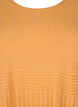 Blouse met driekwartmouwen en een gestreept patroon, Sudan Brown Mel., Packshot image number 2