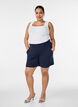 Korte broek met zakken en losse pasvorm, Blauw, Model image number 1