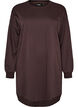 Losse sweatshirtjurk met zakken, Bruin, Packshot image number 0
