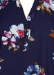 FLASH - Blouse met lange mouwen en print, Big Blue Flower, Packshot image number 2