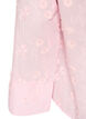 Shirt met bloemenborduursel en wijde mouwen, Roze, Packshot image number 3