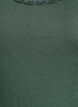 Top met kanten afwerking, Groen, Packshot image number 2