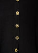 Fijngebreid cardigan met decoratieve knopen, Zwart, Packshot image number 2