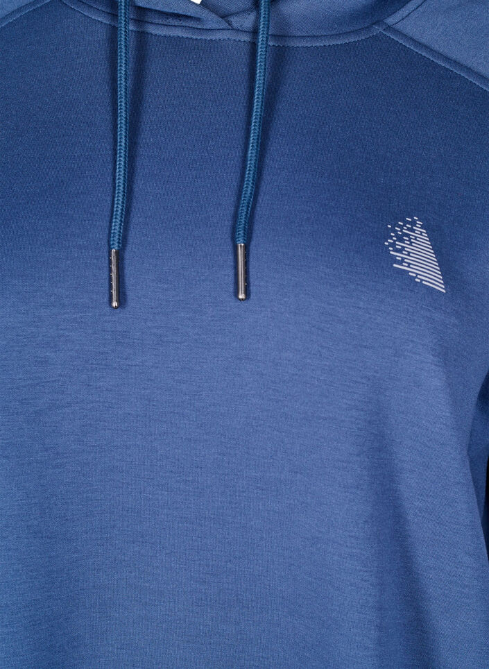 Sportieve hoodie, Vintage Indigo, Packshot image number 2