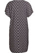 Jurk met V-hals van viscose, Blauw, Packshot image number 1