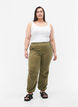 Taps toelopende broek met elastiek, Martini Olive, Model image number 0