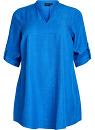 Tuniek met ronde hals, Blauw
