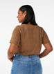 Katoenen T-shirt met print, Bruin, Model image number 2