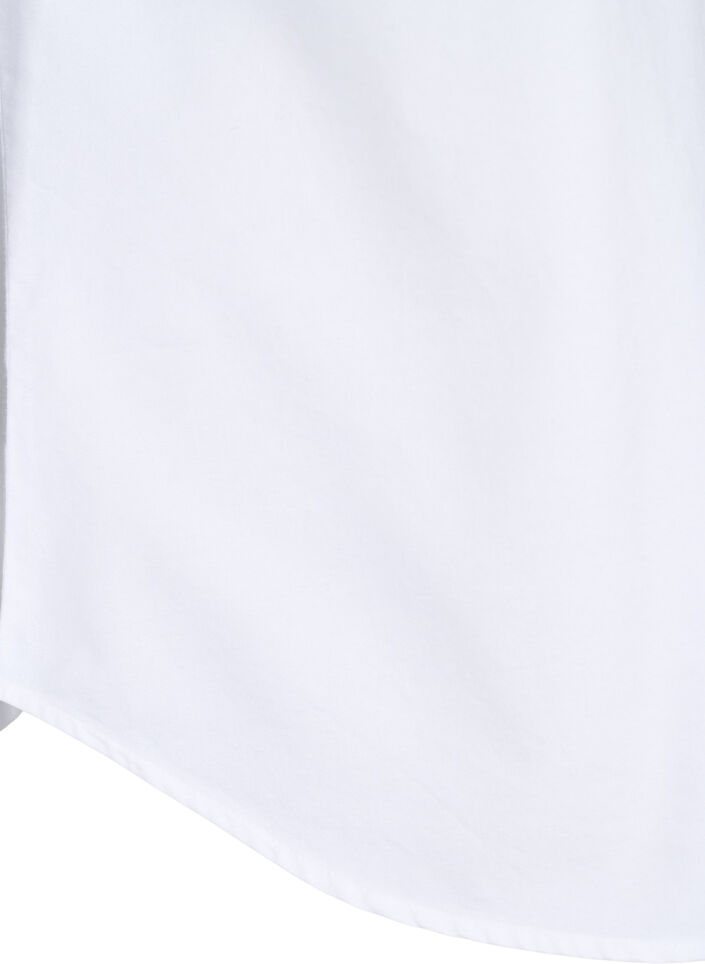 Katoenen overhemd met lange mouwen, Wit, Packshot image number 3