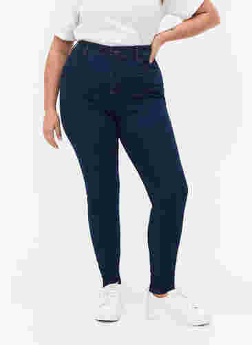 FLASH - Jeans met super slanke pasvorm, Blue denim, Model image number 2